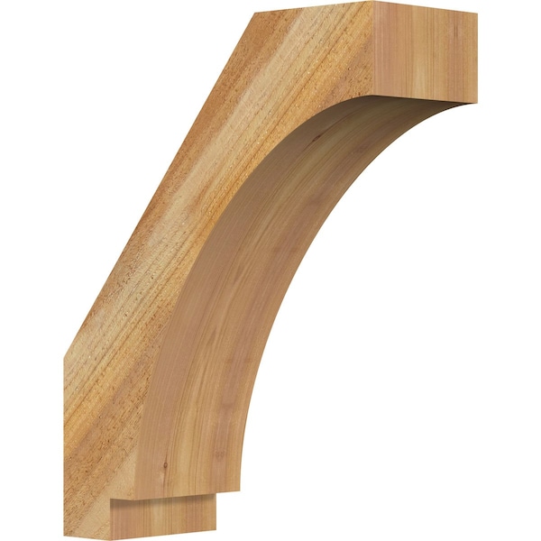 Ekena Millwork 6"W x 16"D x 20"H Imperial Rough Sawn Knee Brace, Western Red Cedar BRC06X16X20IMP00RWR - main